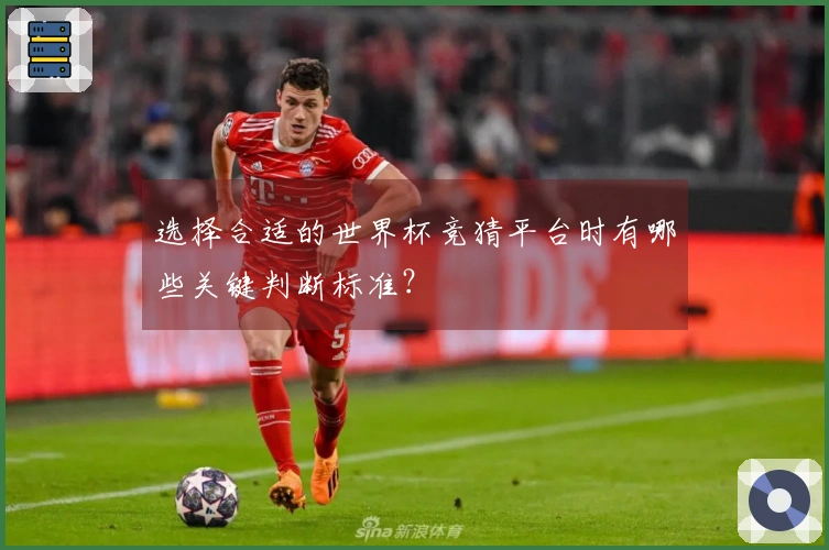 选择合适的世界杯竞猜平台时有哪些关键判断标准？