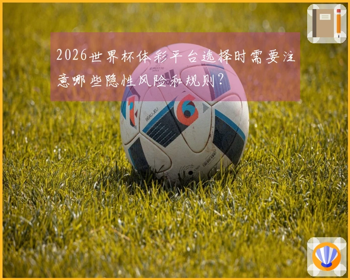 2026世界杯体彩平台选择时需要注意哪些隐性风险和规则？