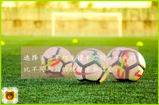 选择买世界杯竞猜平台时，如何对比不同网站的优缺点和信誉？